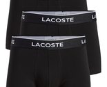 Lacoste Men&#39;s Casual Classic 3 Pack Cotton Stretch Trunks, Black/Marina-... - $49.95+