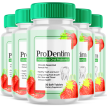  5 pack  prodentim soft tablets chewable probiotic for gums teeth  150 tablets   1  thumb200