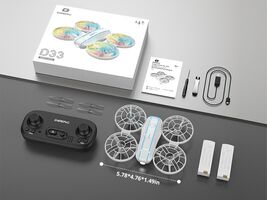 DEERC D33 Mini Drone 4 LED Light Mode Headless Mode 2 Battery Circle Fly... - $23.95