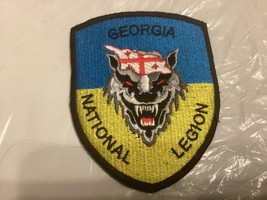 Patch Ukraine Army Georgian Volunteer Soldier Georgian National Legion - £7.51 GBP