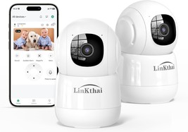 Wireless Cameras For Home Security, Security Camera Indoor With Live, 2 ... - $56.63 CAD