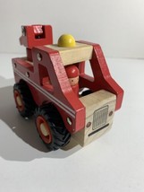 Wood Fire Engine Toy Free Movement Wooden Driver Part No. 47/17 Rubber wheels - £13.23 GBP