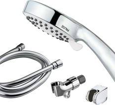 Chrome Pih High Pressure Luxury Handheld Shower Head Unit With Strong Sh... - $35.98