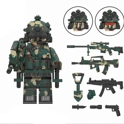 Mbricks Commando Special Forces Military Minifigure Custom Toy - £4.77 GBP