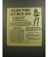 1972 Shape-Up Weight Loss Device Ad - Bulging Tummy just melts away - $18.49