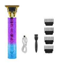 Vintage T9 Metallic Gradient Cordless Shavers Barber Clippers Hair Trimm... - $15.83