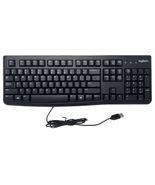 Logitech - K120 Full-size Wired Membrane Keyboard for PC with Spill-Resi... - £7.17 GBP