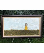 FLAVIA WEEDN Original 1960s HUGE ABSTRACT SUNFLOWER GIRL LANDSCAPE LARGE... - $39,462.24 MXN