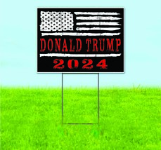 Trump 2024 18x24 Yard Sign Bandit Lawn Advertising Election Republican Vote - £21.57 GBP+