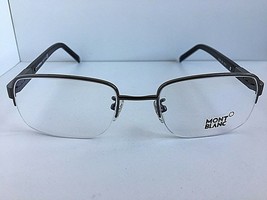 New MONTBLANC MB 249 008 53mm Semi-Rimless Men&#39;s Eyeglasses Frame Italy #5 - £196.90 GBP