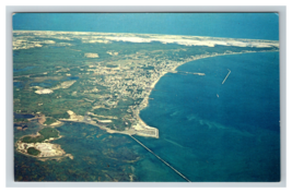 Aerial View Provincetown on Cape Cod Massachusetts Postcard Unposted - £3.86 GBP