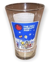 1982 Worlds Fair Commemorative Glass Knoxville Tennessee McDonalds Coca Cola - £8.79 GBP