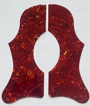 For Gibson J45 & J50 Acoustic Guitar Self-Adhesive Pickguard Crystal Red Tortois - £12.58 GBP