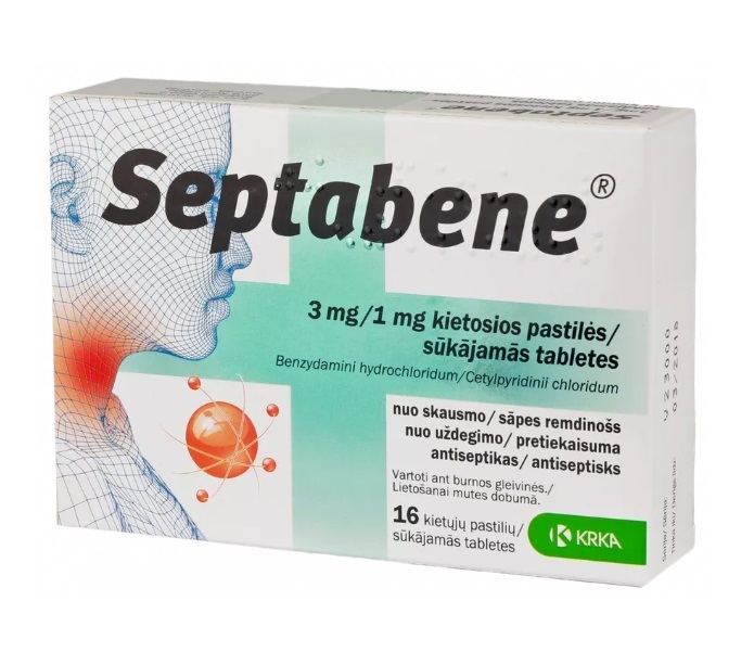 Septabene lozenges 16 lozenges - $18.25