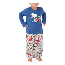 Munki Munki Kids Matching Snoopy Holiday Family Pajama Set Size 2T New - $21.20