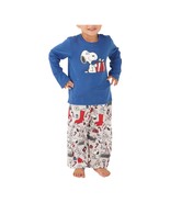 Munki Munki Kids Matching Snoopy Holiday Family Pajama Set Size 2T New - $21.20