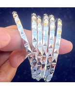 Beautiful Bangles, Set Of 6 Bangles, 925 Sterling Silver Bangles, Handma... - $58.00