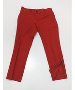 Anthropologie Cartonnier Orange Charlie Ankle Pants Women&#39;s Size 6 Summe... - £21.33 GBP