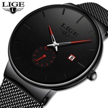 LIGE Quartz Clock Sports Men Watch Top Brand Luxury Famous Dress Fashion Watches - £56.12 GBP