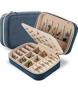 Scatola di gioielli in velluto per donna, scatola organizzatori orecchin... - $39.63 CAD