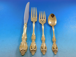 Du Maurier Gold by Oneida Sterling Silver Flatware Set for 12 Service 48... - £3,097.35 GBP