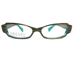 Lafont Issy &amp; LA Petite Eyeglasses Frames CHELSEA 501 Blue Brown 48-13-140 - £73.48 GBP