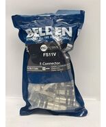 34 PCS Belden FS11V RG11 Compression F-Type Connectors for Coax Installa... - $135.00