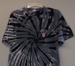 NFL Football Oakland Raiders Embroidered Tie-Dye T-Shirt S-4XL New - £17.08 GBP+