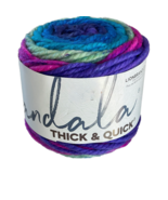 Lion Brand Yarn Mandala Thick &amp; Quick yarn, Vortex Dye Lot 17185 - £15.54 GBP