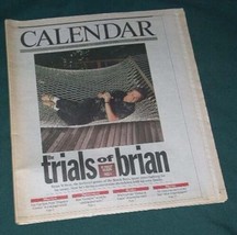 BRIAN WILSON CALENDAR NEWSPAPER SUPPLEMENT VINTAGE 1991 - £27.96 GBP