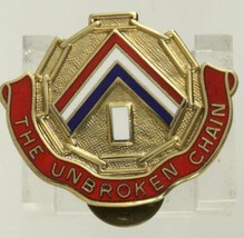 Vintage Us Military Dui Insignia Pin Army 301st Support Group - £7.73 GBP