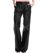 Leather Pants Size Leggings Womens Pant Rise Vegan Skinny Trousers Soft ... - $107.75