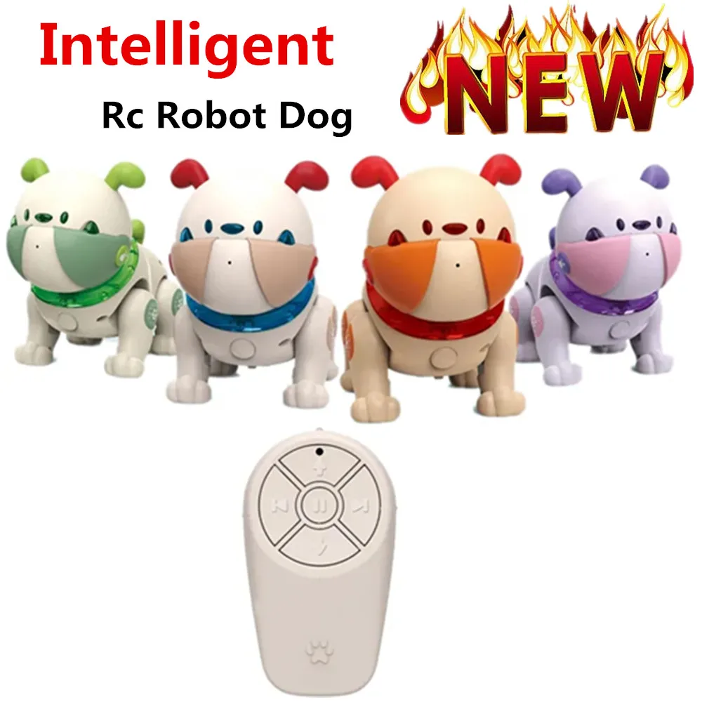 Smart Interactive Robot Dog Toy Voice And  Touch Control Dancing Pet  RC Animal - £47.74 GBP