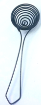 Vtg Coiled Wire Spoon Strainer 9 1/4&quot; Wok Spoon Egg Spoon Spatula - $11.83