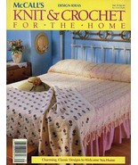 McCall&#39;s Knit &amp; Crochet For The Home Design Ideas Vol. 35 1989 Full Dire... - £7.04 GBP