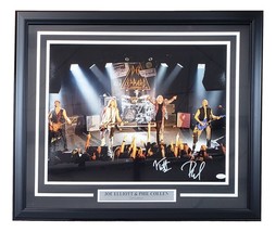 Joe Elliott Phil Collen Signed Framed 16x20 Def Leppard Band Photo JSA ITP - £212.12 GBP