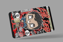 2 pc credit card skin,cover, funko pop ,evil dead - $9.00