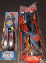 Oral-B Kids Manual Toothbrush featuring Spiderman Marvel W/ CASE  (NO15) - £13.23 GBP
