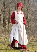 1280020910c schuerze kleid mittelalter magd maid gewandung thumb200