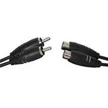  2 x RCA Plugs to 2 x RCA Sockets Audio Cable - 1.5m - £17.57 GBP