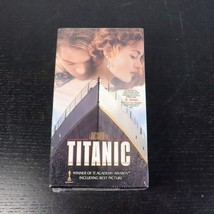 New Factory Sealed Titanic VHS 2-Tape Bundle Set 1998 w/ Sprint Sticker - £11.78 GBP
