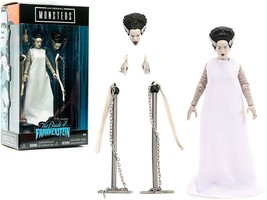 The Bride of Frankenstein 6" Moveable Figurine with Chains and Alternate Head an - €78,75 EUR