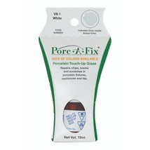 Porc-A-Fix Porcelain Touch-Up Repair Glaze, Villeroy &amp; Boch, White - VB-1 - £22.01 GBP