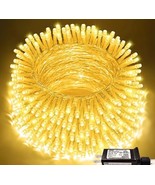 JMEXSUSS Solar String Lights Outdoor Waterproof 200 LED 33ft.  2 Pack - $17.57 CAD