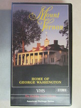 MOUNT VERNON HOME OF GEORGE WASHINGTON AMERICAN HERITAGE SERIES VHS VIDE... - $1.49