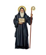 Saint Benedict  3&#39; Wall Plaque, New - $79.99