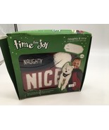 Naughty &amp; Nice Christmas Scarf Parent &amp; Pet Gift Set Fur Kid XL 19-23” Neck - £11.06 GBP