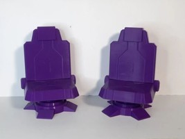 Transformers Deception Custom Chair x2 3d Printed Purlpe Seats TF Diorama  - £17.64 GBP