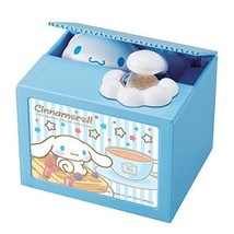 Cinnamoroll Bank Piggy Bank Coin Box Sound Gimmick Moving Figure Japan K... - £40.24 GBP