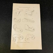 1934 Mechanical Drawing Problems for Freehand Sketching 3 Vintage Print - $164.01 MXN